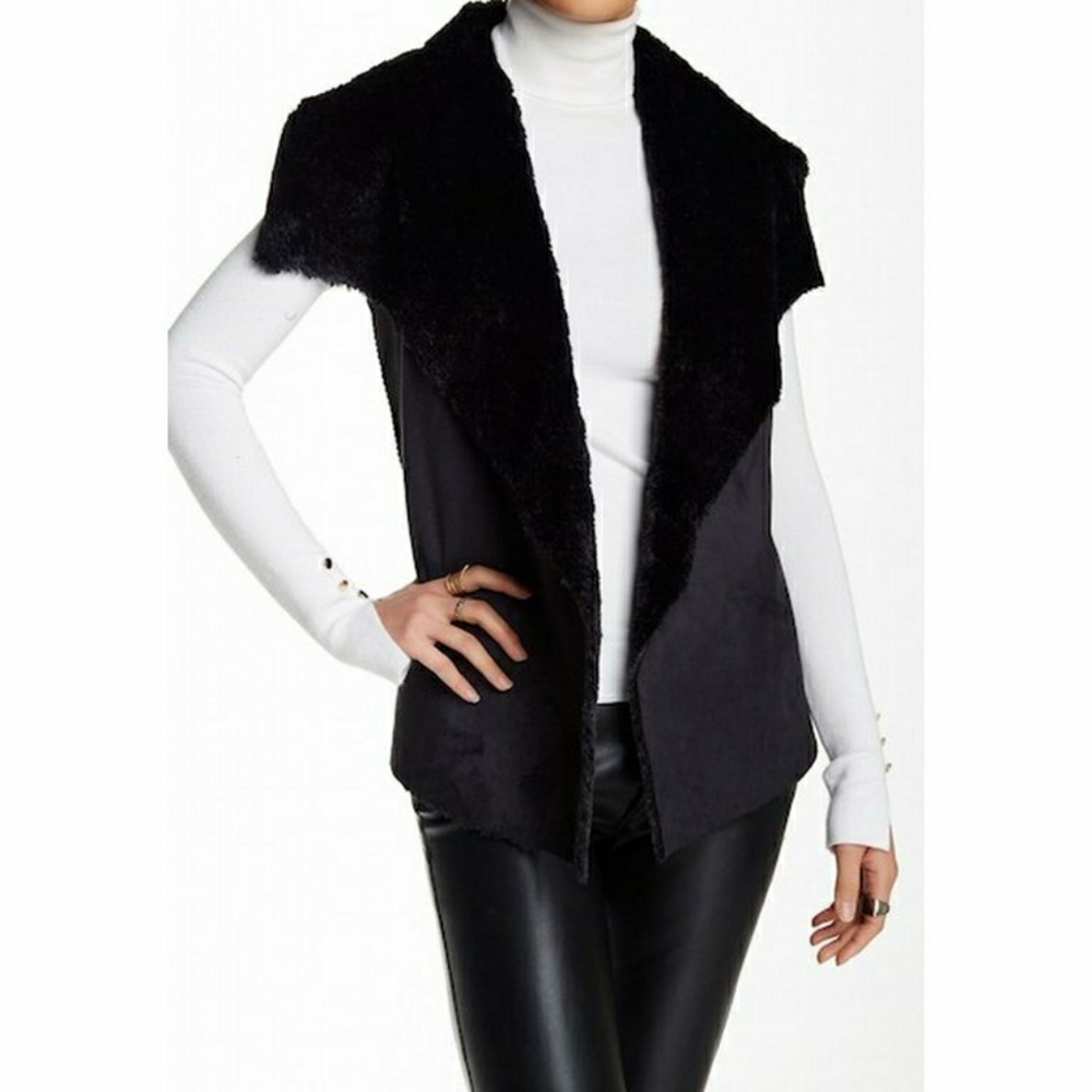 Romeo and Juliet Couture Vest Faux Fur M NWT